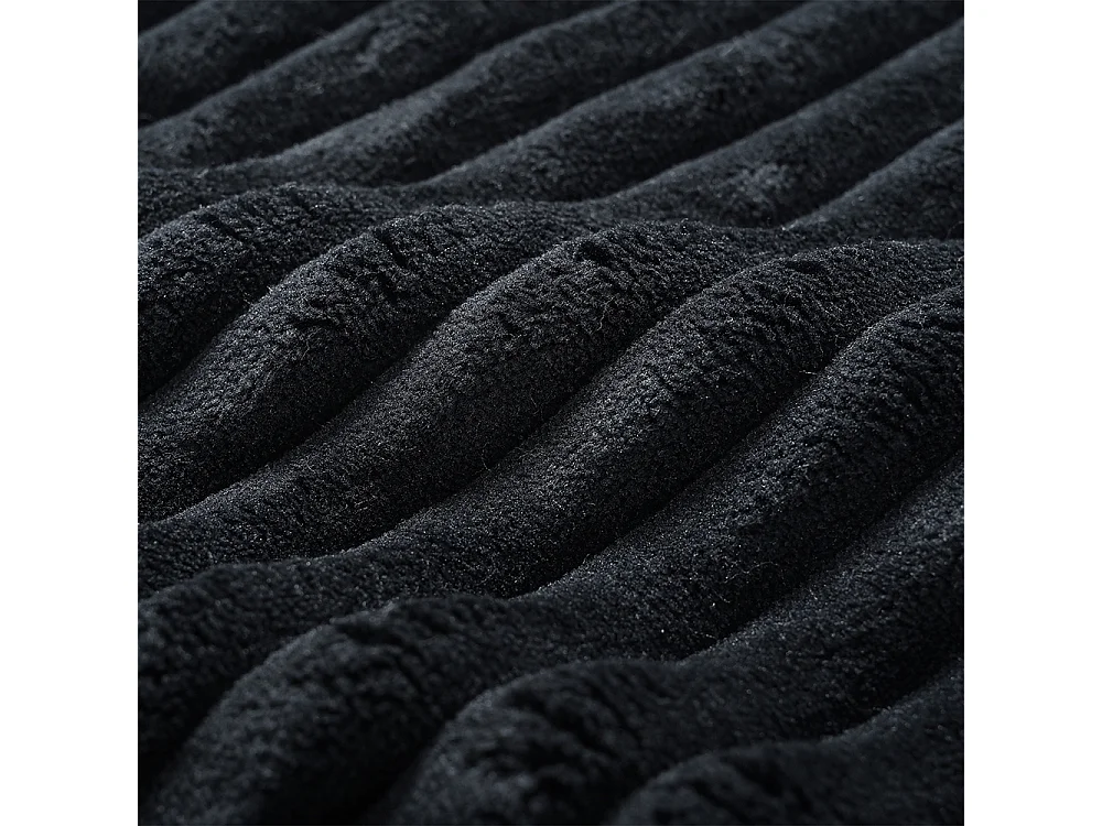 Canape d'angle combiné modulaire chaises longues en L cloud moderne assises profondes canapé à compression de mousse sans assemblage noir