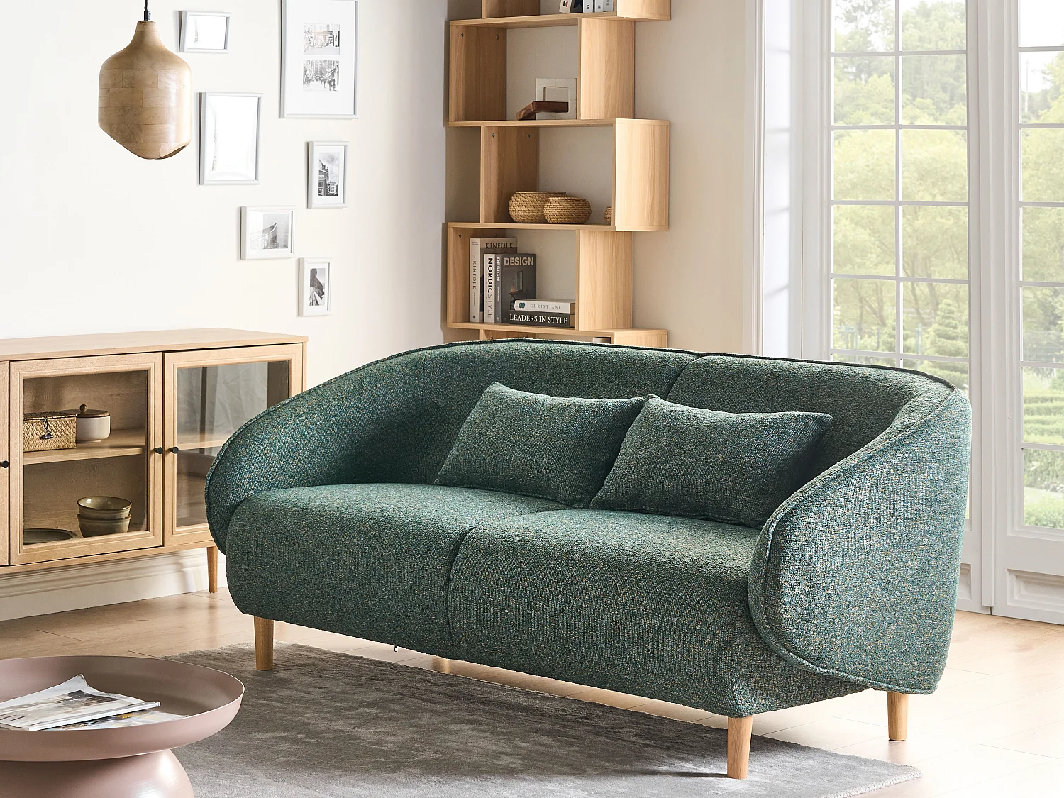 Divano UMEA Tessuto Verde