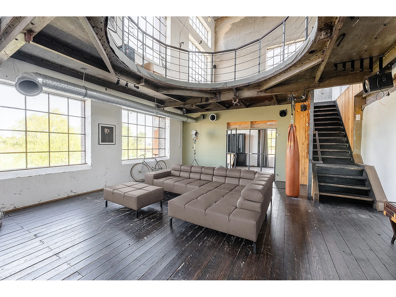 Ecksofa - Dunkelbraun Leder - NELSON