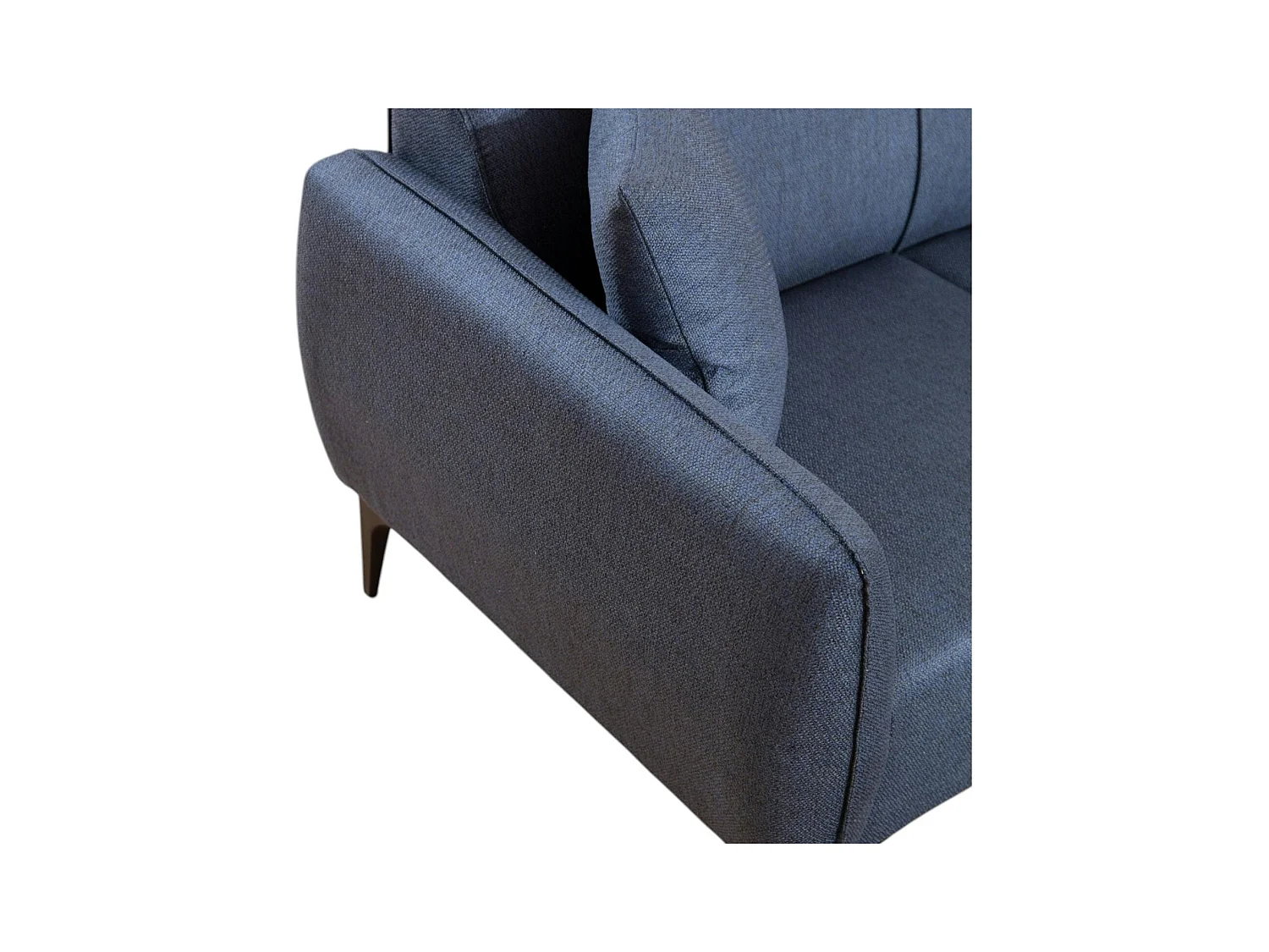 Canapé 3 places bleu - couture déco VILNIUS