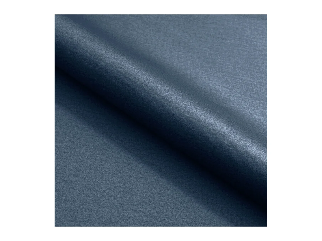 Canapé d'angle CORTIO Bleu en velours avec fonction de couchage