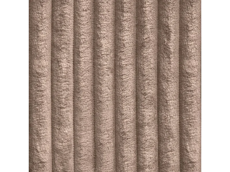 Hoekbank RAVELO van fluweel met slaapfunctie Beige