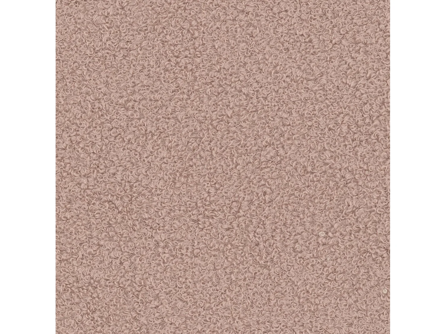 Canapé d'angle SENTI Rose poudré en bouclé avec fonction de couchage