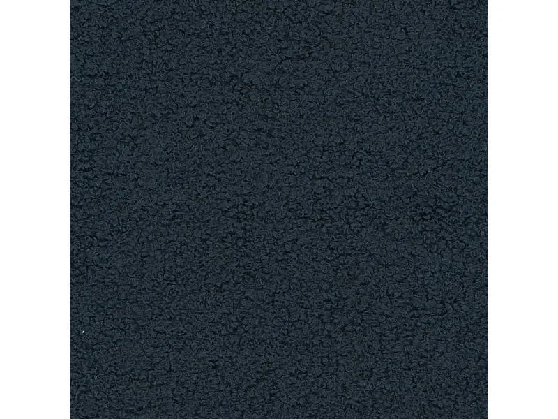 Canapé d'angle SENTI Bleu en bouclé avec fonction de couchage