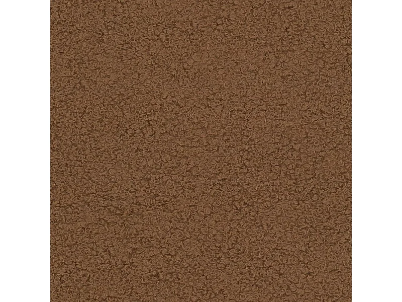 Canapé d'angle SENTI Marron en bouclé avec fonction de couchage