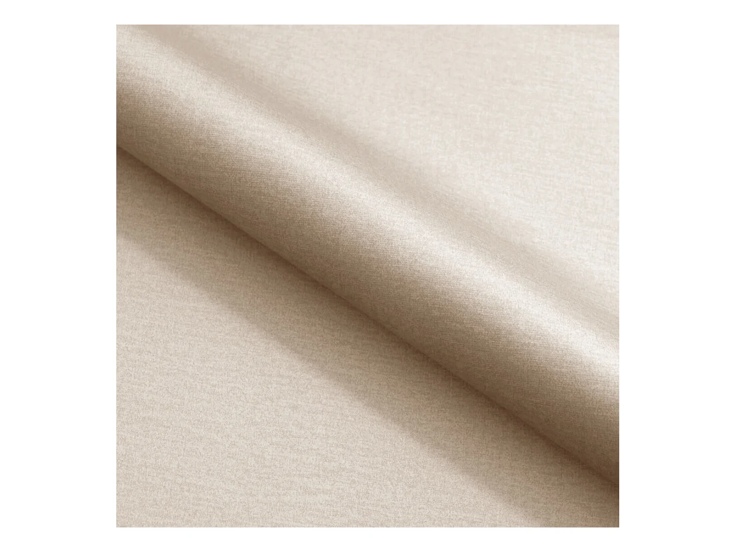 Canapé d'angle CORTIO Crème en velours avec fonction de couchage