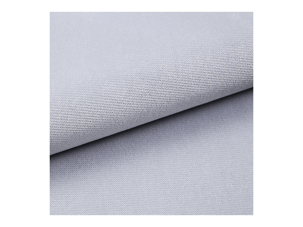 Canapé d'angle DOMIRA Gris clair en peluche avec fonction de couchage