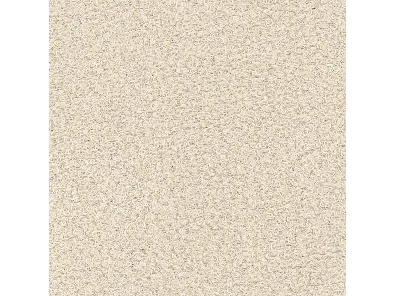 Canapé d'angle SENTUM Crème en bouclé avec fonction de couchage