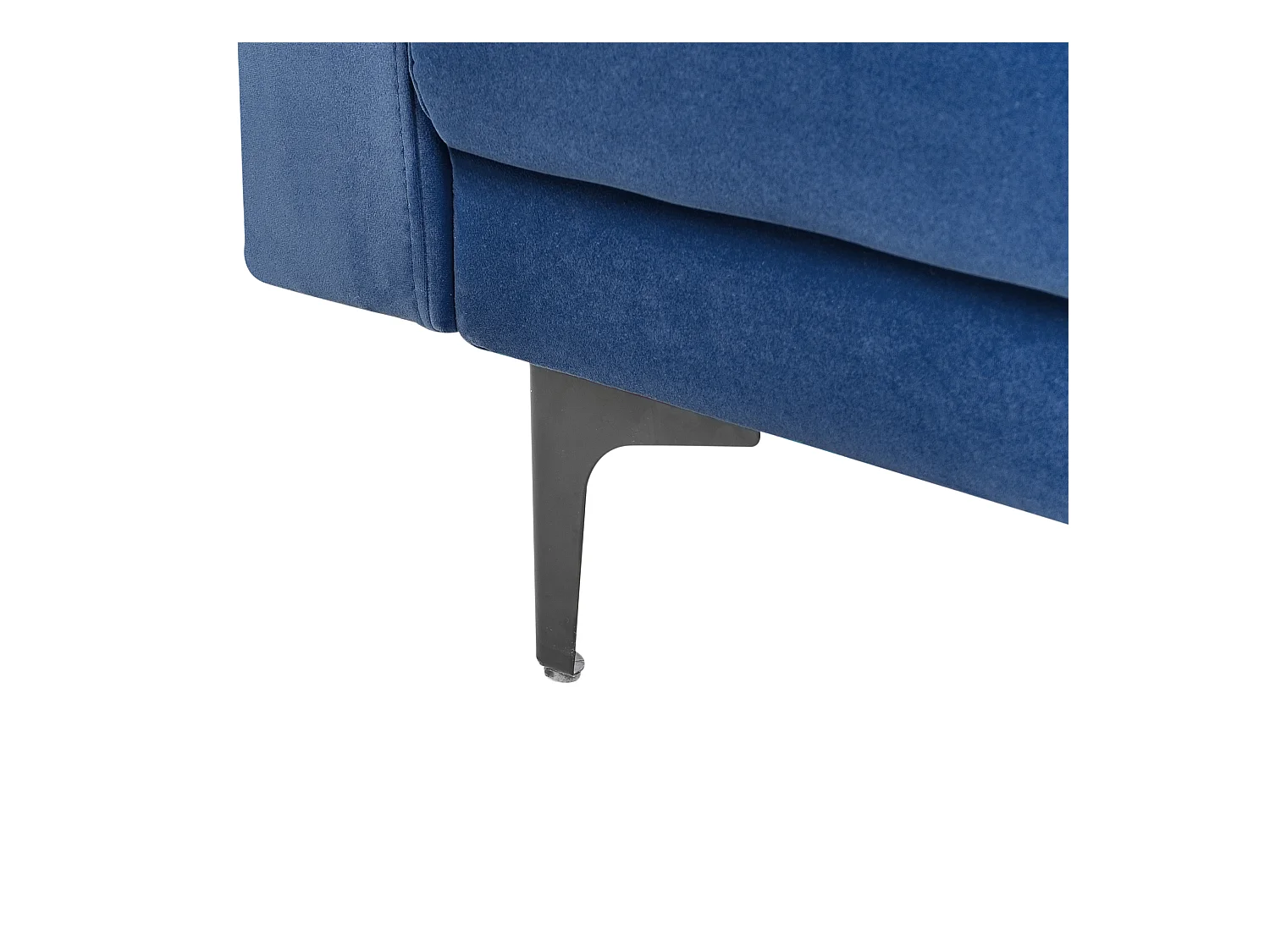 Chaise longue ABERDEEN Velours Bleu