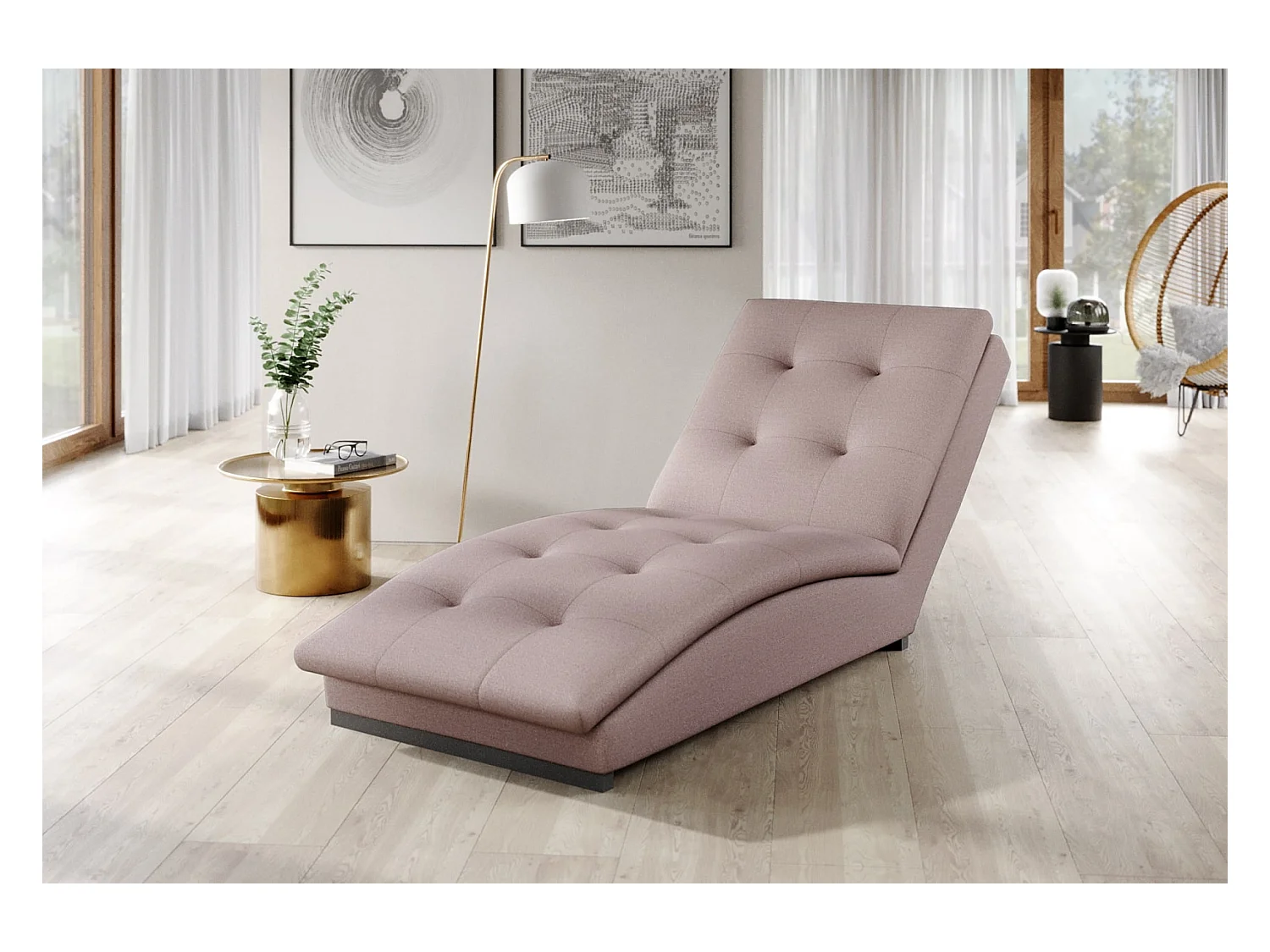 Chaiselongue Chestro/Beige