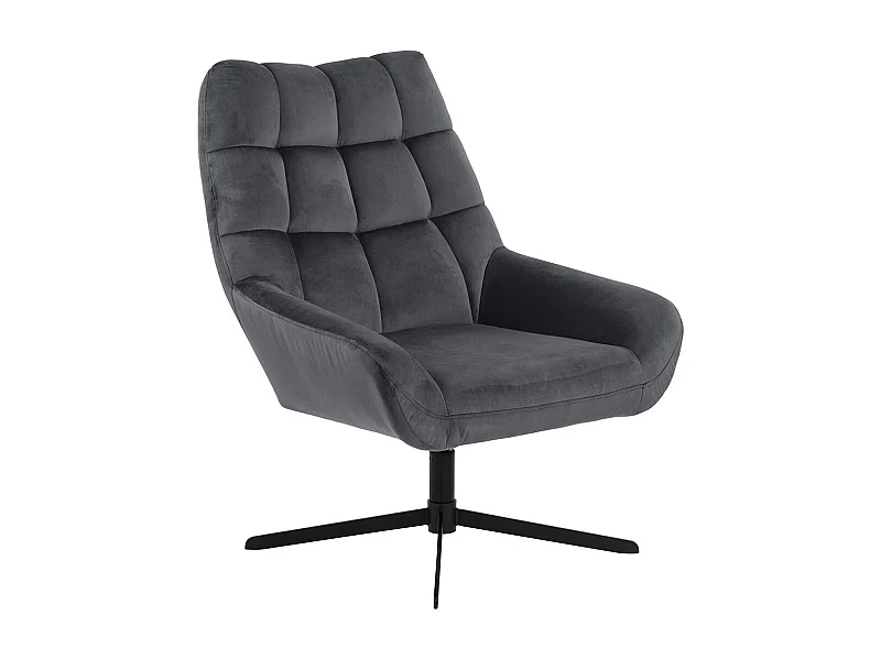 Paris Sessel Velours grau.