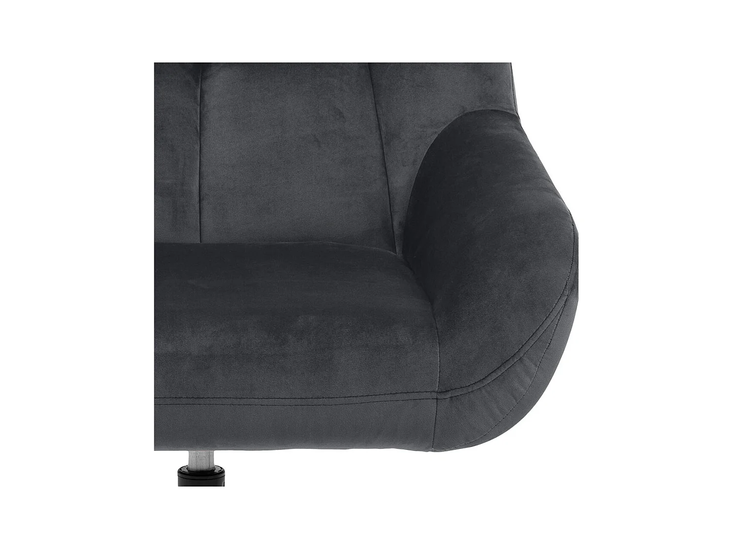 Paris fauteuil velours gris.