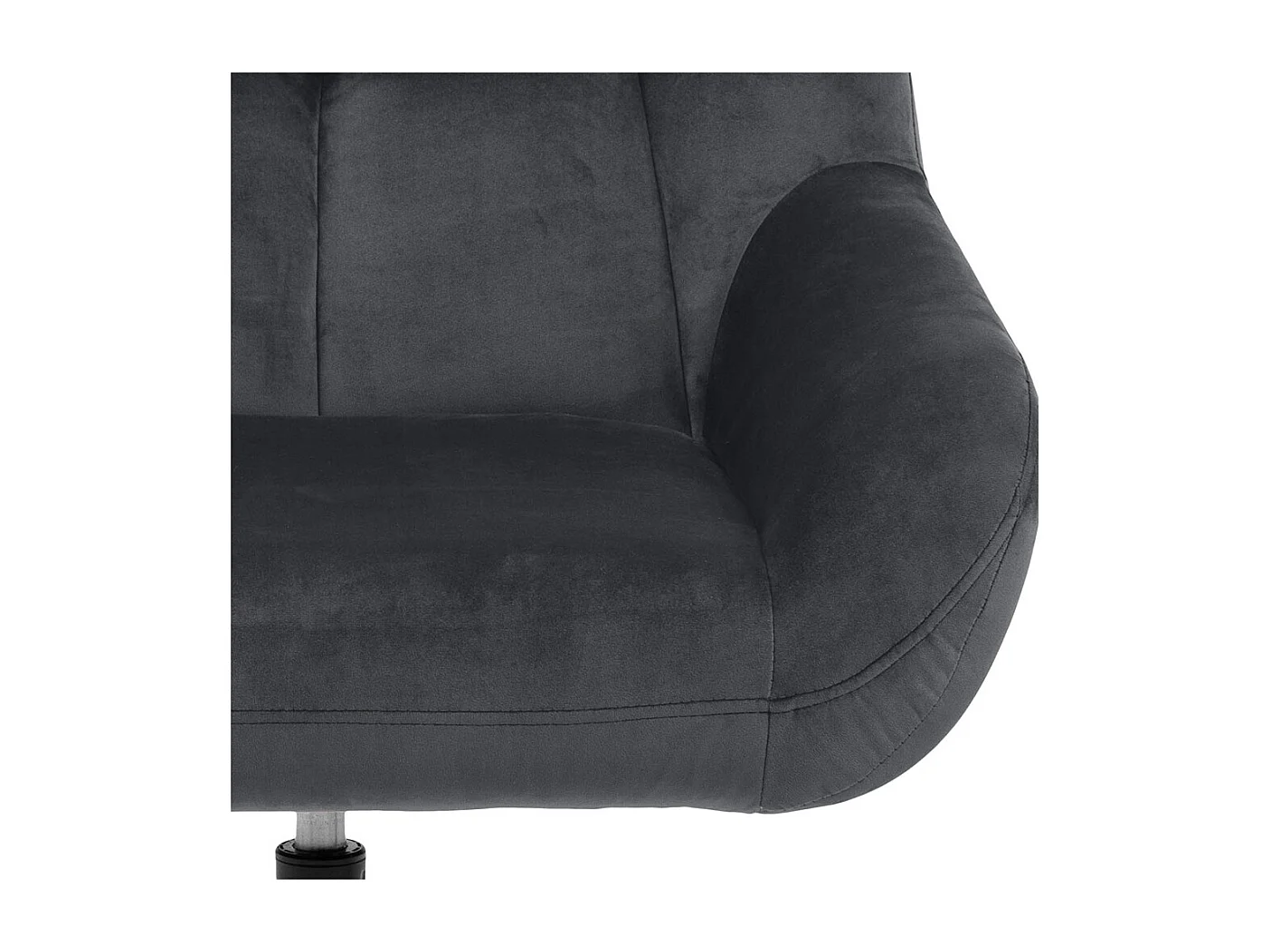 Paris fauteuil velours gris.