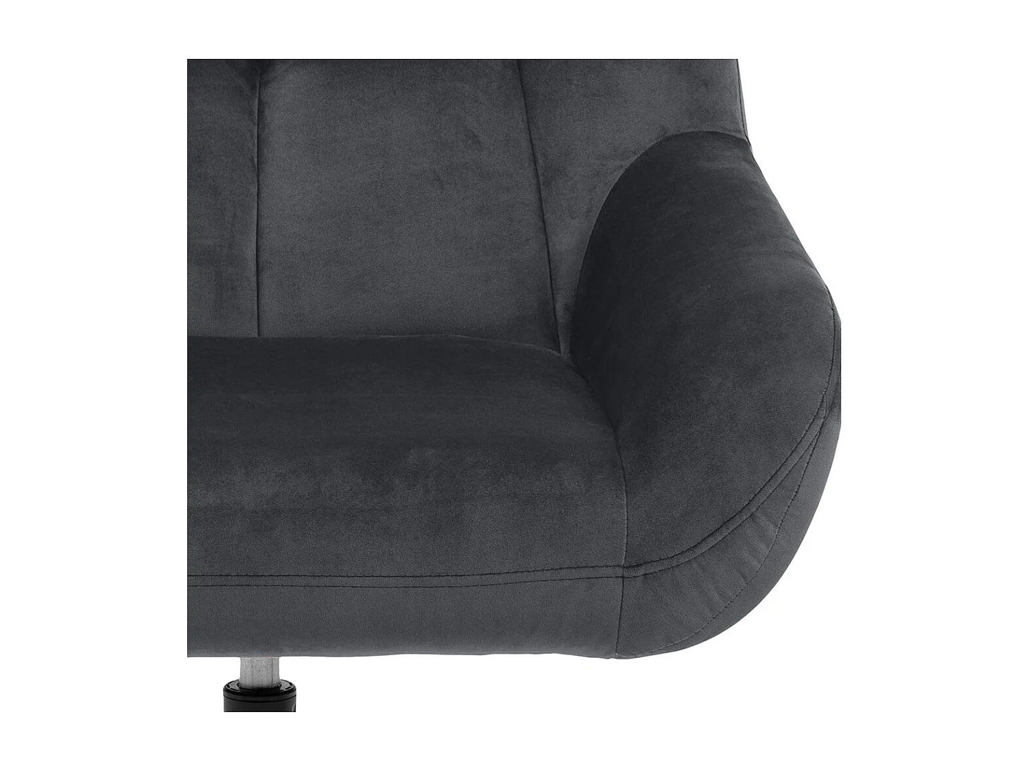 Paris fauteuil velours gris.