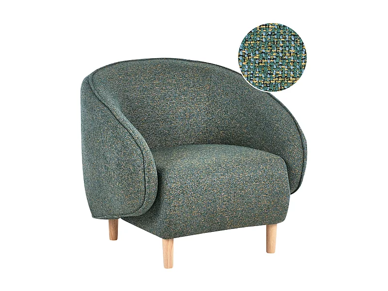 Fauteuil UMEA Tissu Vert