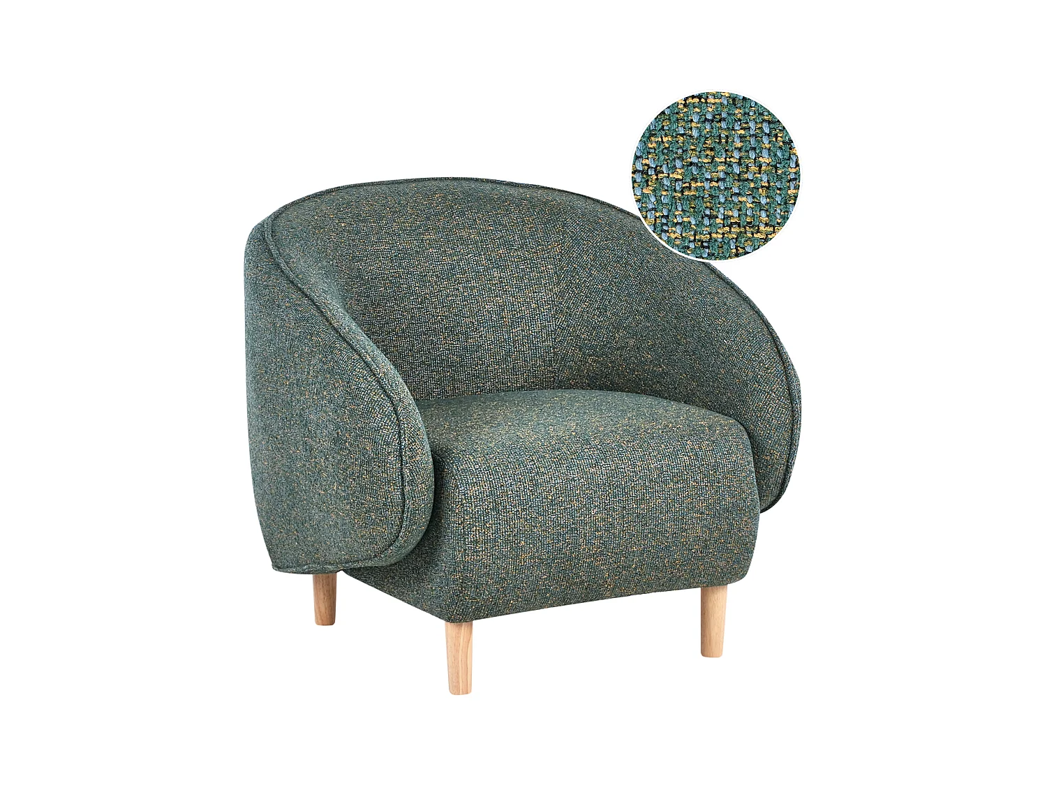Fauteuil UMEA Tissu Vert