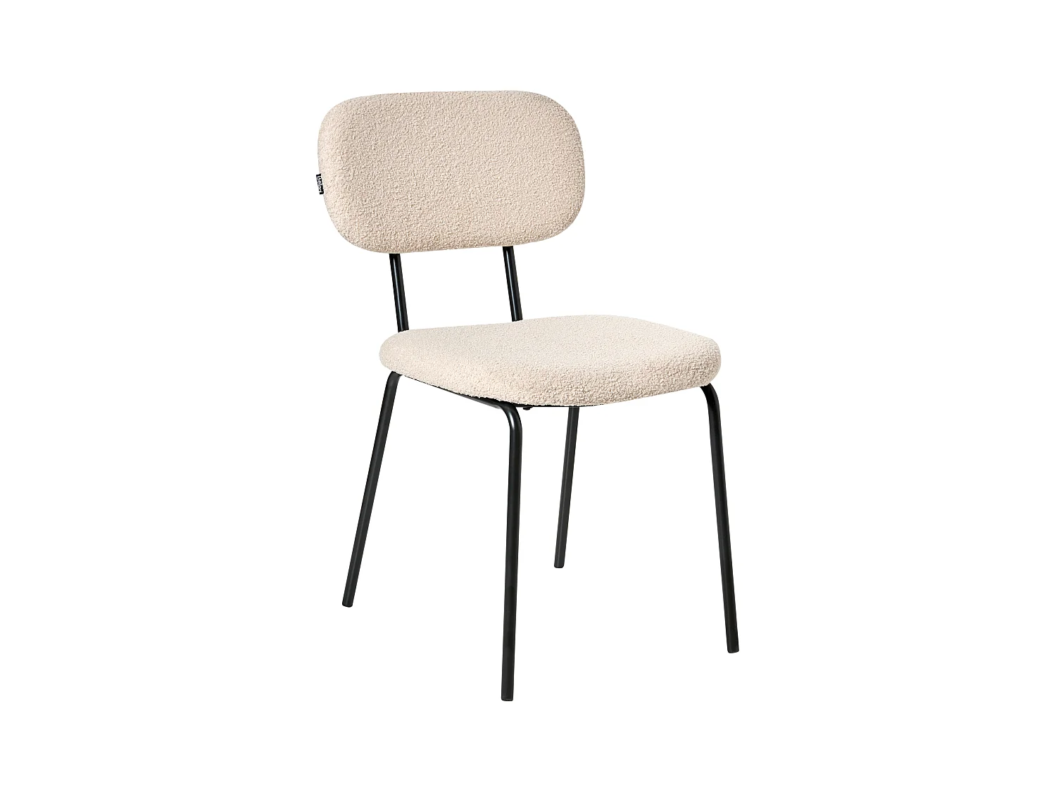 Lot de 2 chaises ADAIR Bouclé Beige