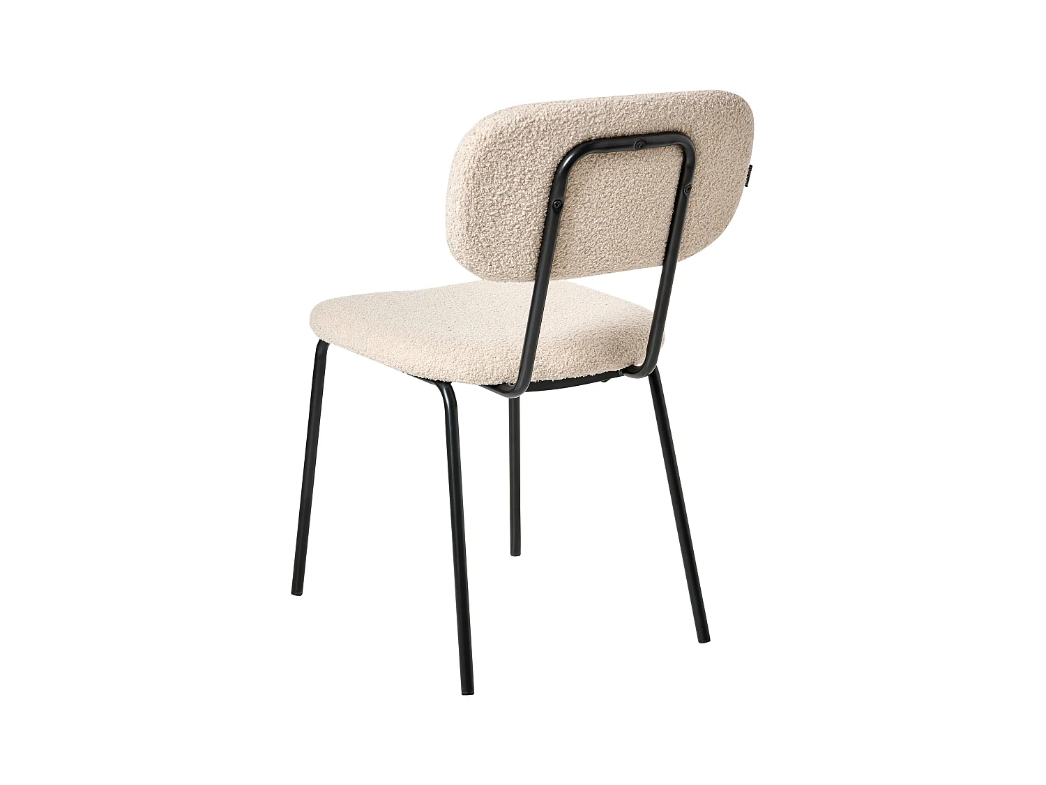 Lot de 2 chaises ADAIR Bouclé Beige