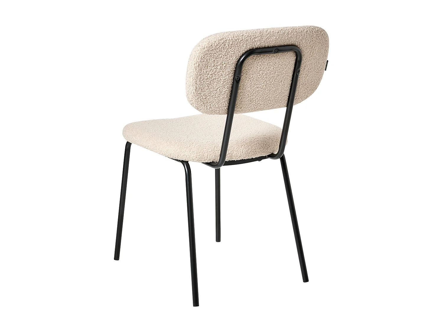 Lot de 2 chaises ADAIR Bouclé Beige