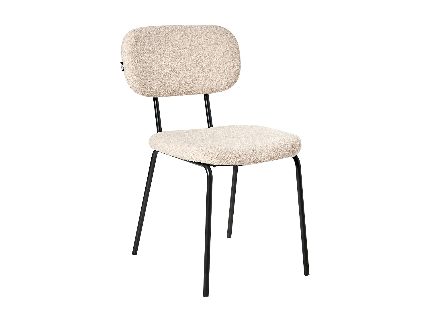Lot de 2 chaises ADAIR Bouclé Beige