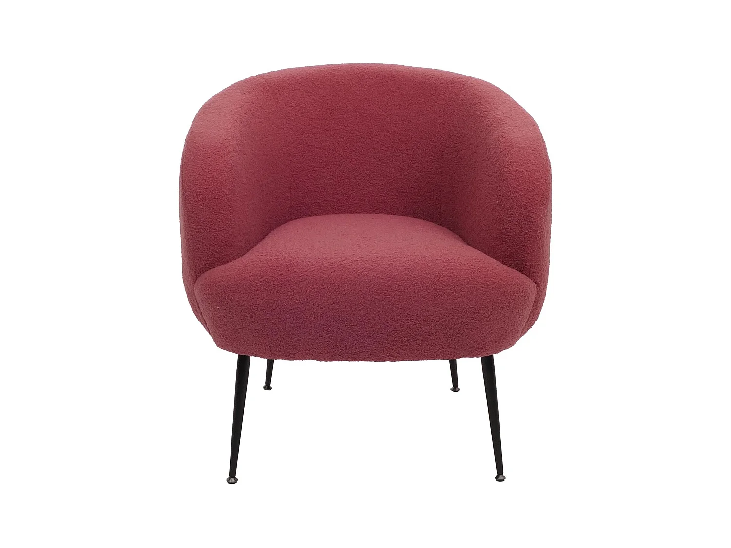 Lounge-Sessel MCW-O37, Purpur-rot