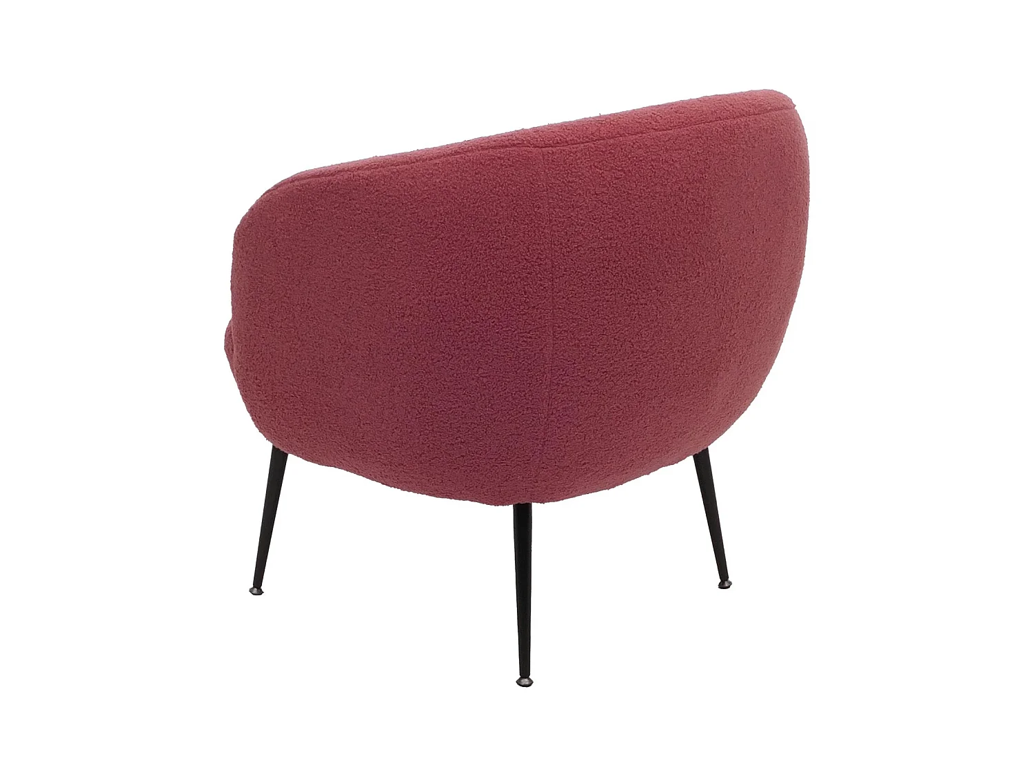 Lounge-Sessel MCW-O37, Purpur-rot