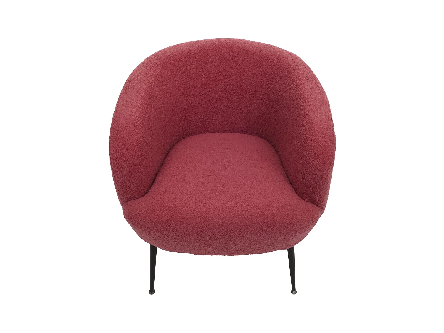 Lounge-Sessel MCW-O37, Purpur-rot