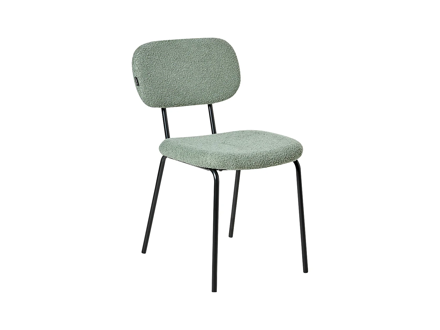 Lot de 2 chaises ADAIR Bouclé Vert clair