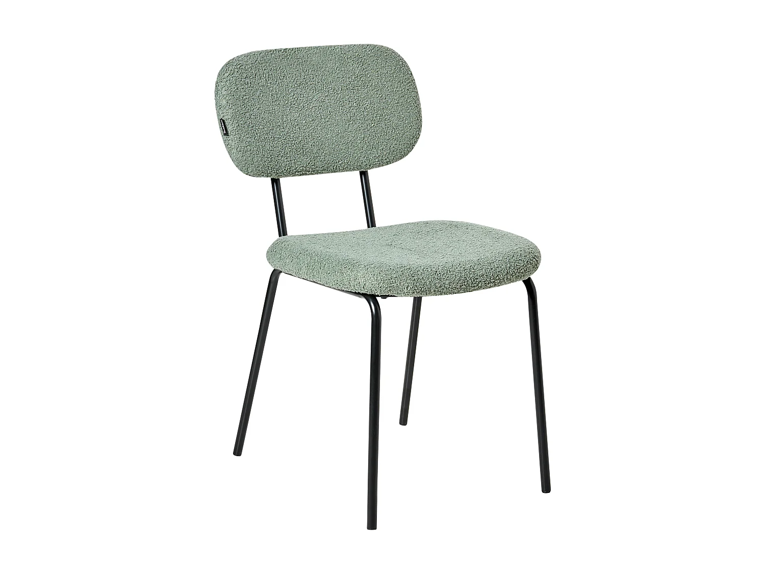 Lot de 2 chaises ADAIR Bouclé Vert clair