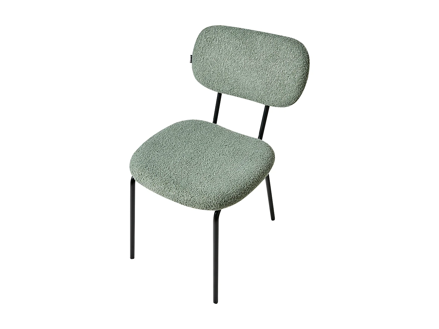 Lot de 2 chaises ADAIR Bouclé Vert clair