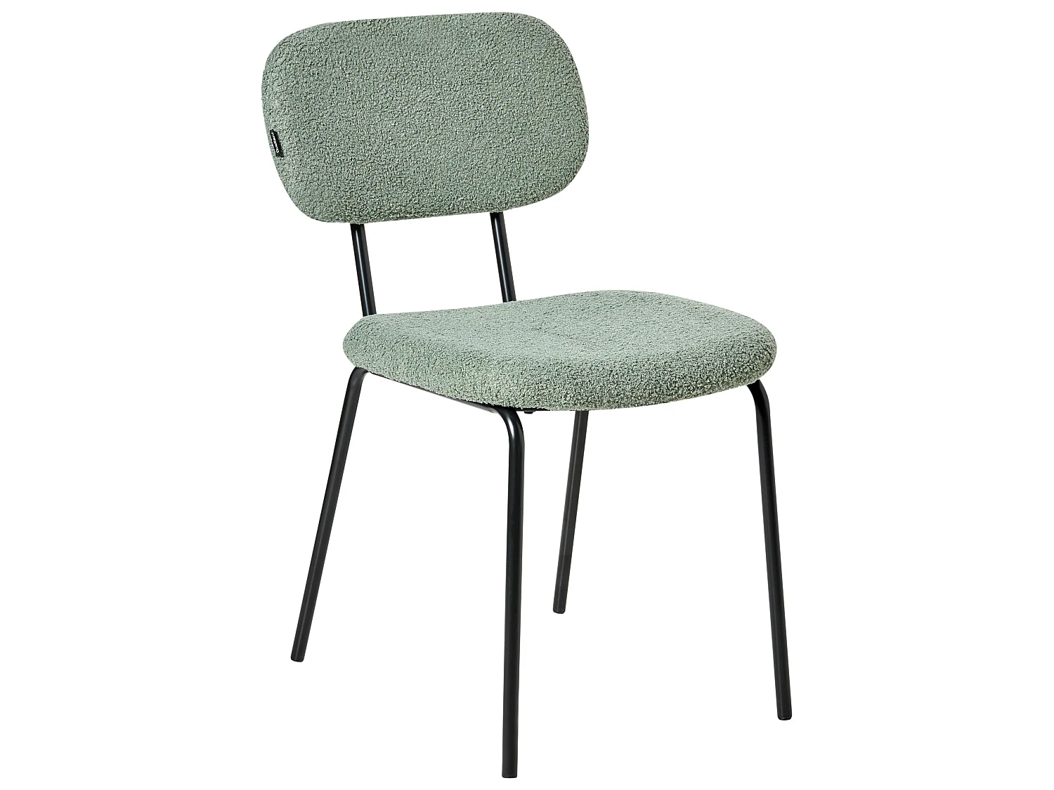 Lot de 2 chaises ADAIR Bouclé Vert clair