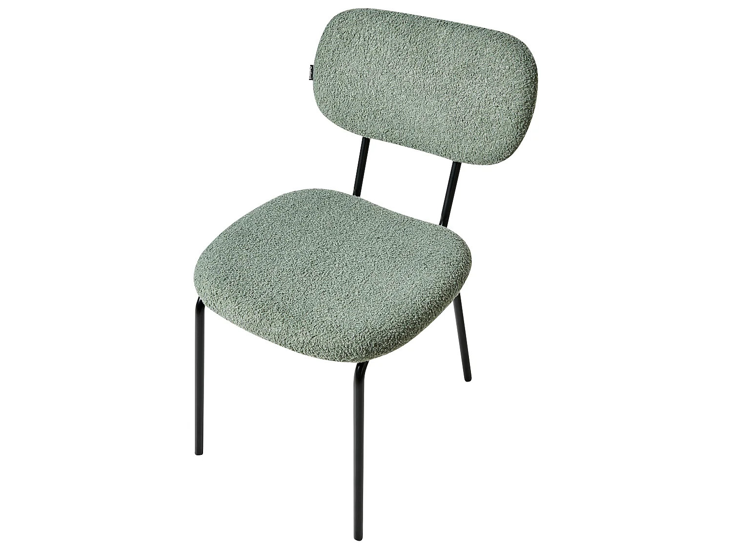 Lot de 2 chaises ADAIR Bouclé Vert clair