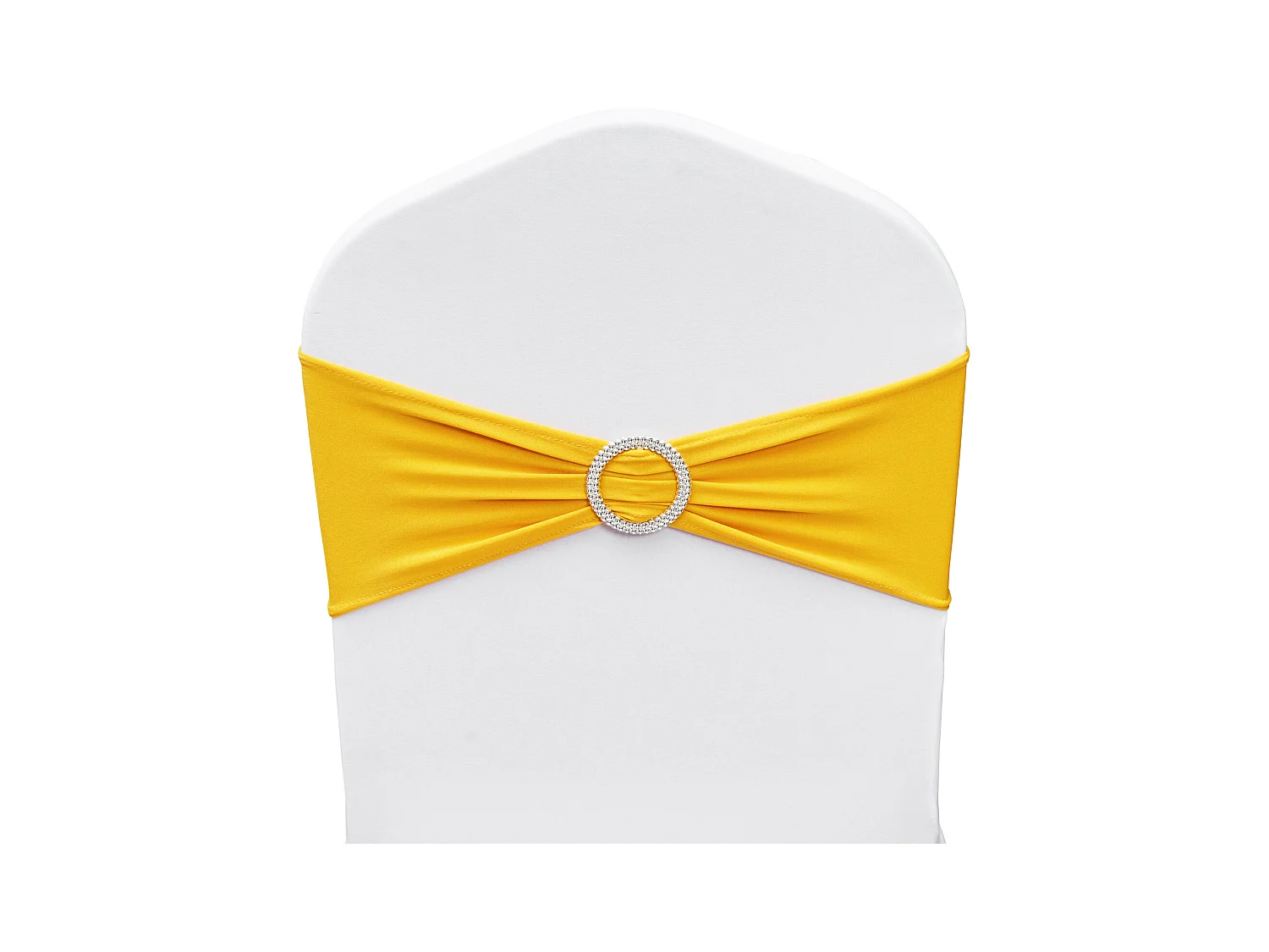 Housse de Chaise SucceBuy, 100 Pièces, Doré, de Chaise Extensibles, pour Décoration de Chaise de Mariage, de Vacances et de Fête