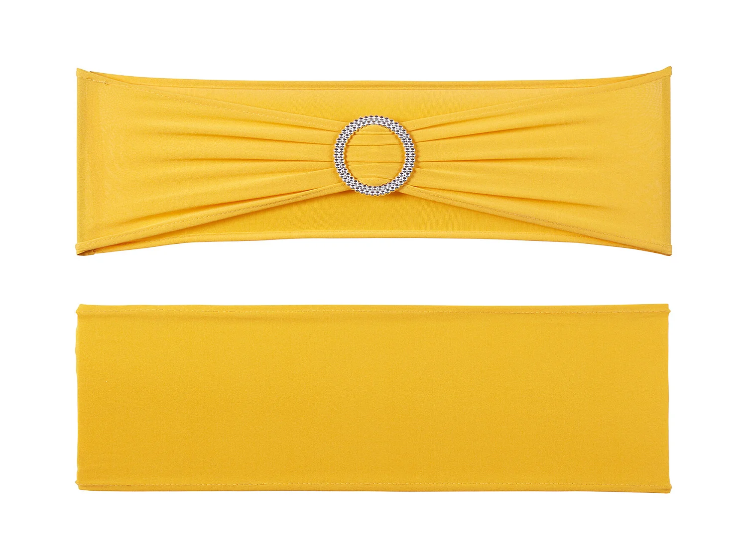 Housse de Chaise SucceBuy, 100 Pièces, Doré, de Chaise Extensibles, pour Décoration de Chaise de Mariage, de Vacances et de Fête