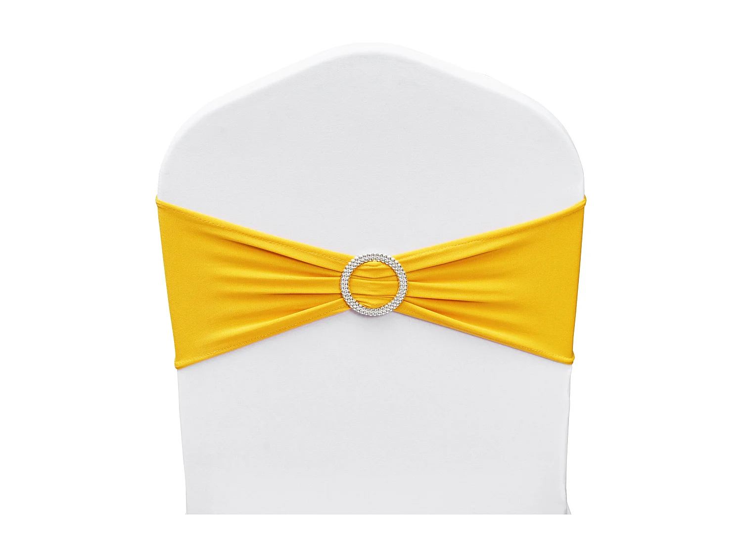 Housse de Chaise SucceBuy, 100 Pièces, Doré, de Chaise Extensibles, pour Décoration de Chaise de Mariage, de Vacances et de Fête