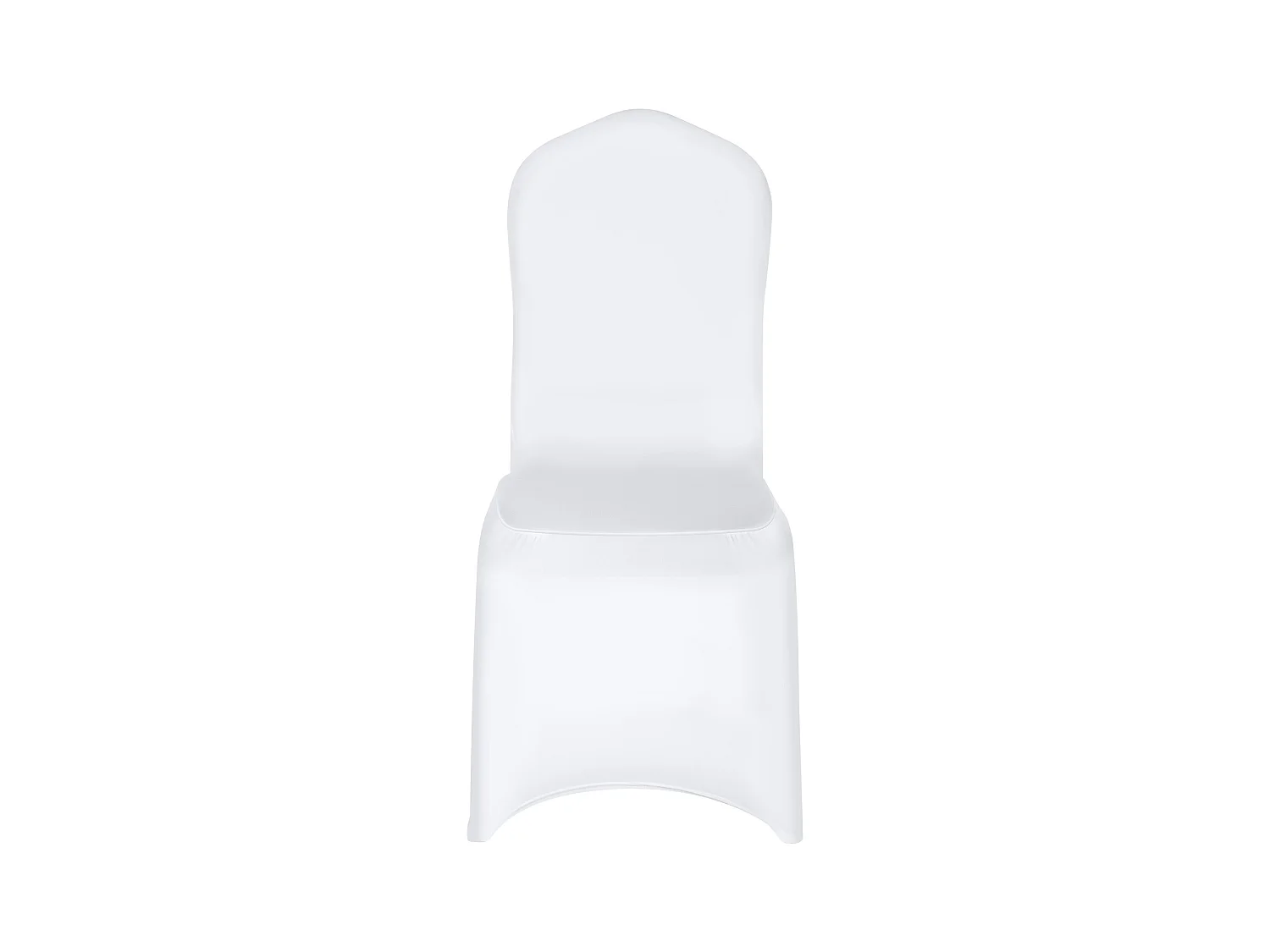 Housses de Chaise SucceBuy Lot de 100 Housses de Chaise Pliantes en Élasthanne Extensible Blanc pour Mariages et Fêtes