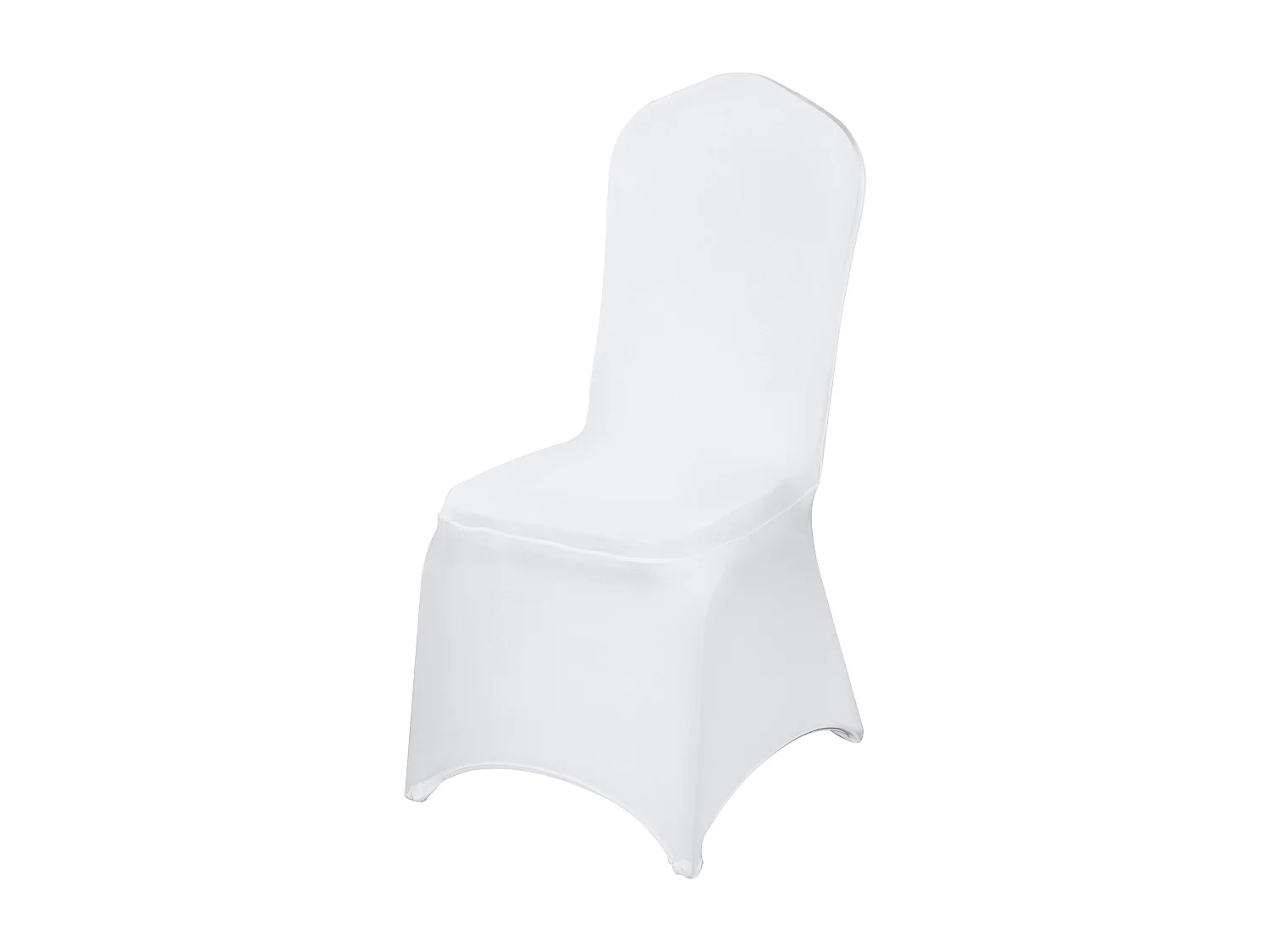 Housses de Chaise SucceBuy Lot de 100 Housses de Chaise Pliantes en Élasthanne Extensible Blanc pour Mariages et Fêtes