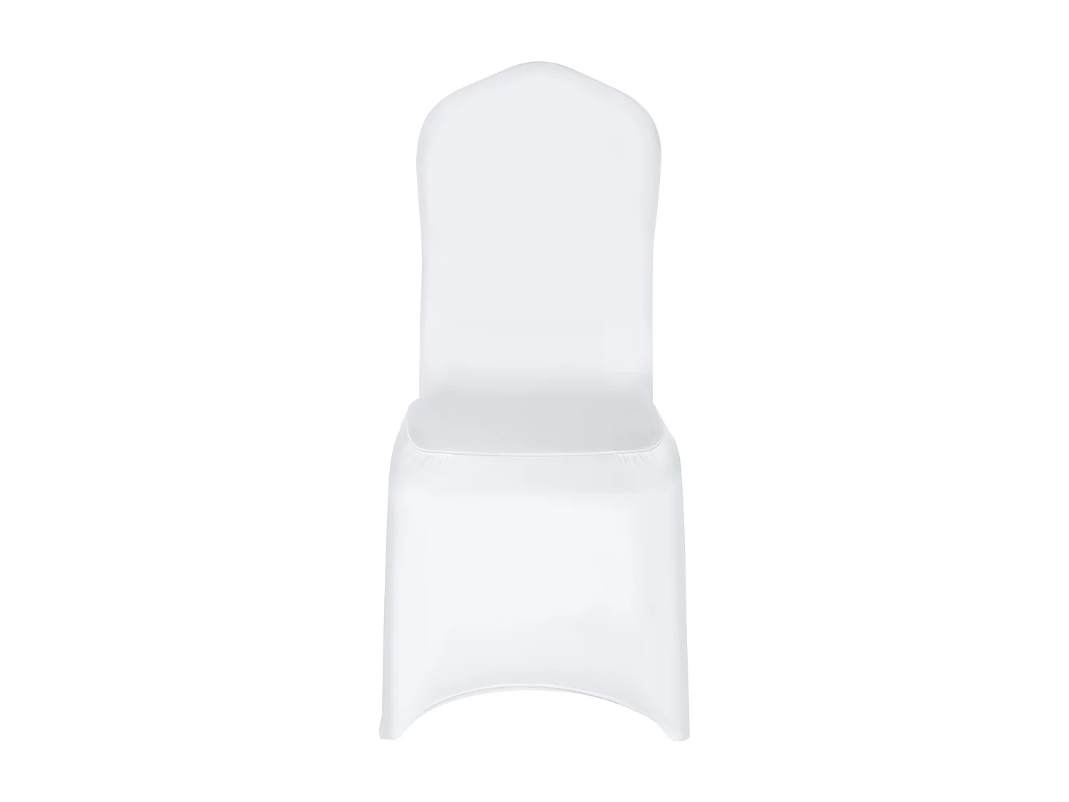 Housses de Chaise SucceBuy Lot de 100 Housses de Chaise Pliantes en Élasthanne Extensible Blanc pour Mariages et Fêtes