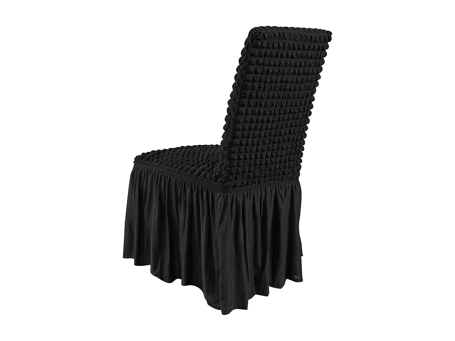 Capa de Cadeira SucceBuy 4 Peças, Preto, Capas de Proteção Universal para Festa de Casamento com Saia