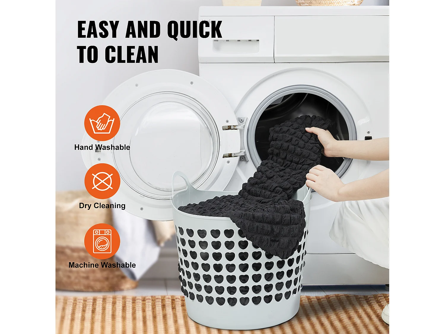 Capa de Cadeira SucceBuy 4 Peças, Preto, Capas de Proteção Universal para Festa de Casamento com Saia