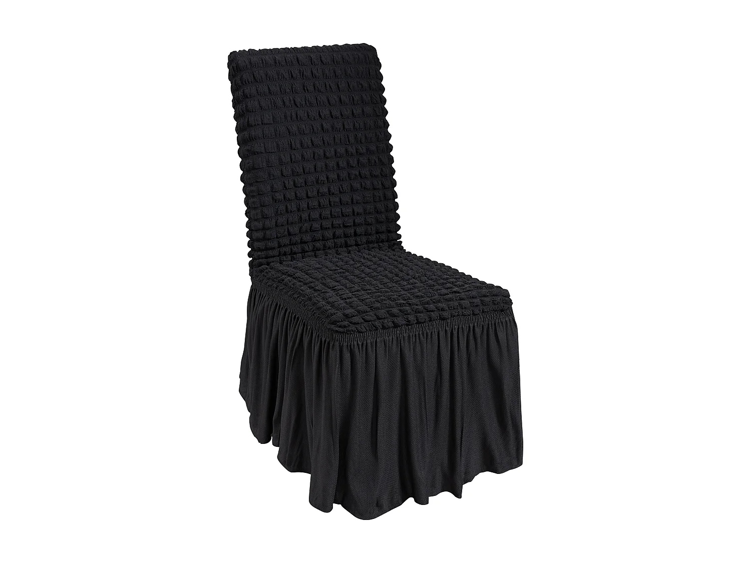 Capa de Cadeira SucceBuy 4 Peças, Preto, Capas de Proteção Universal para Festa de Casamento com Saia