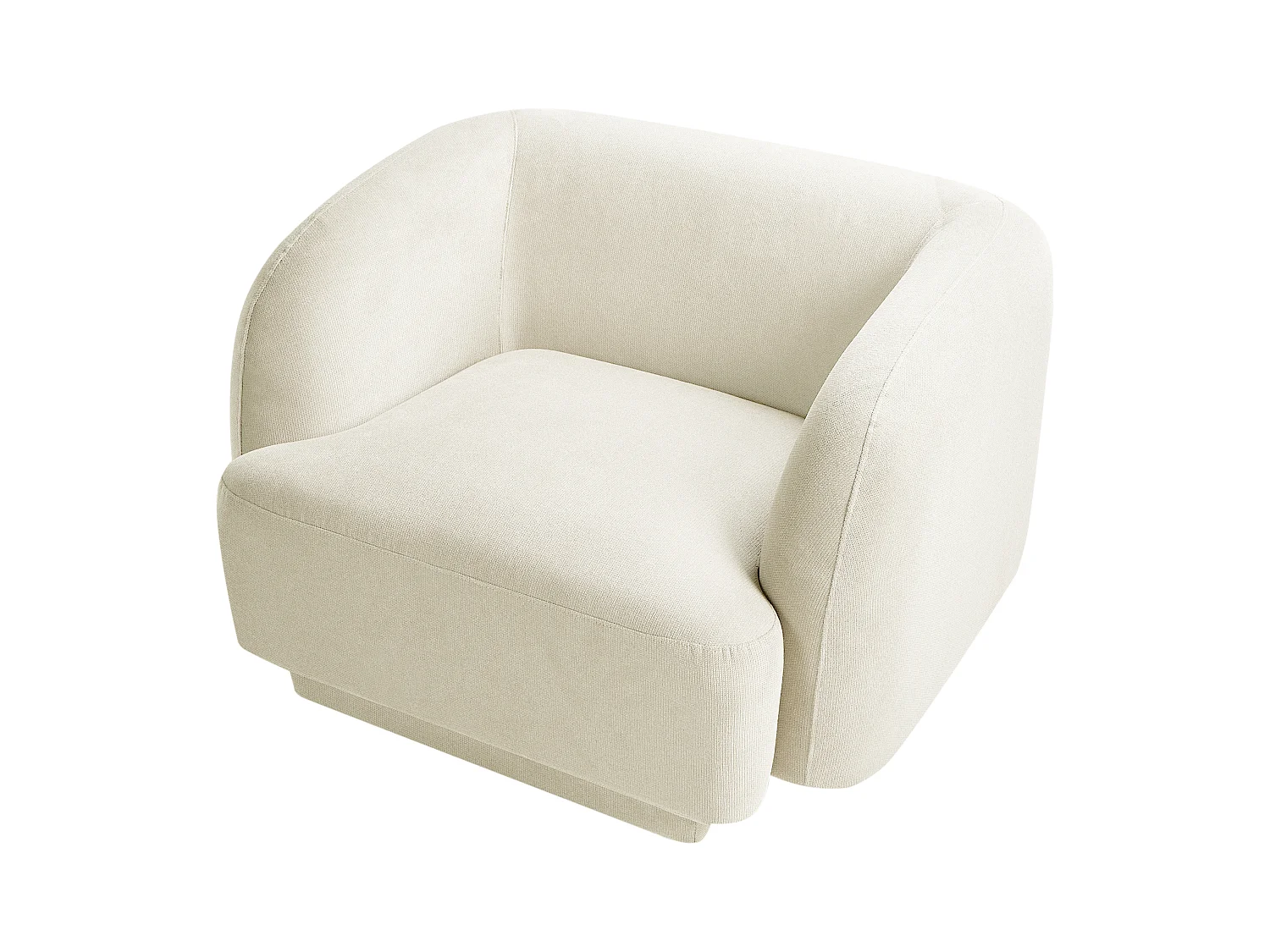 Fauteuil SKJANES Tissu Beige clair