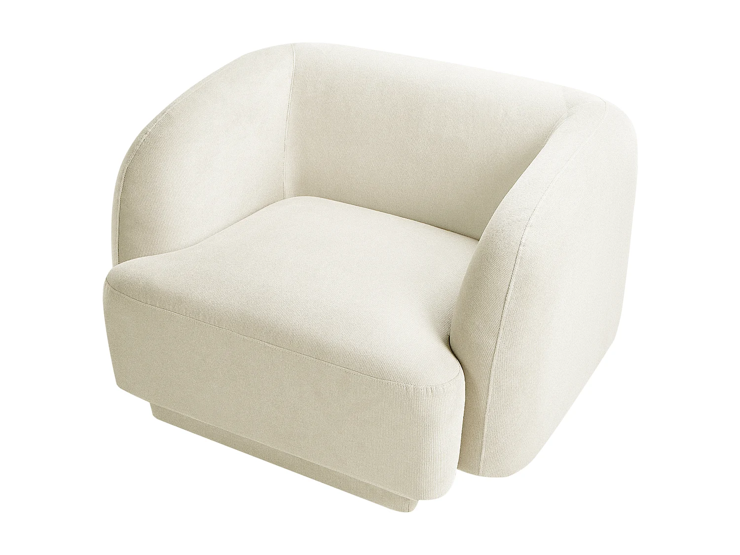 Fauteuil SKJANES Tissu Beige clair
