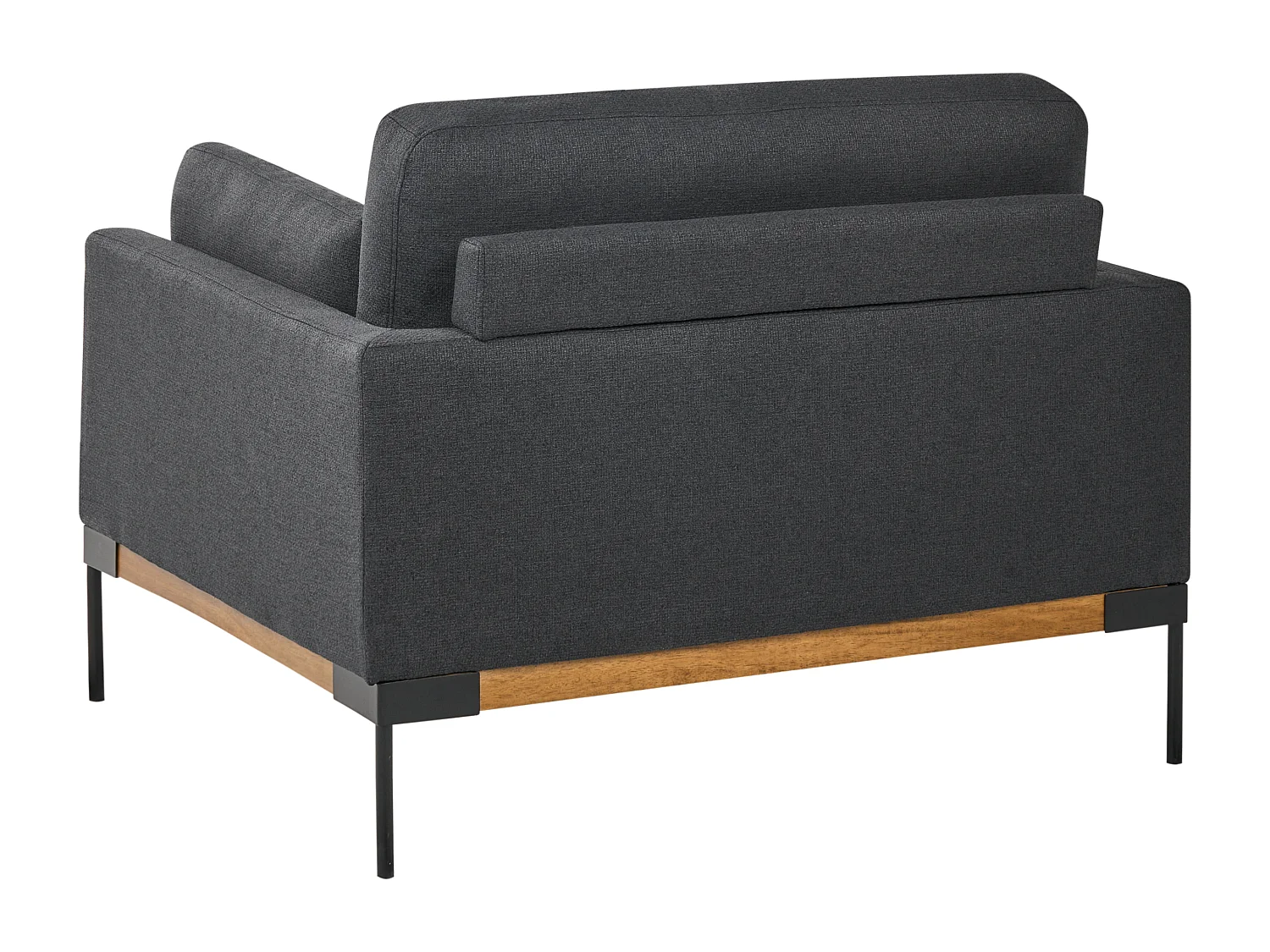 Sessel SKAVEN Stoff Schwarz