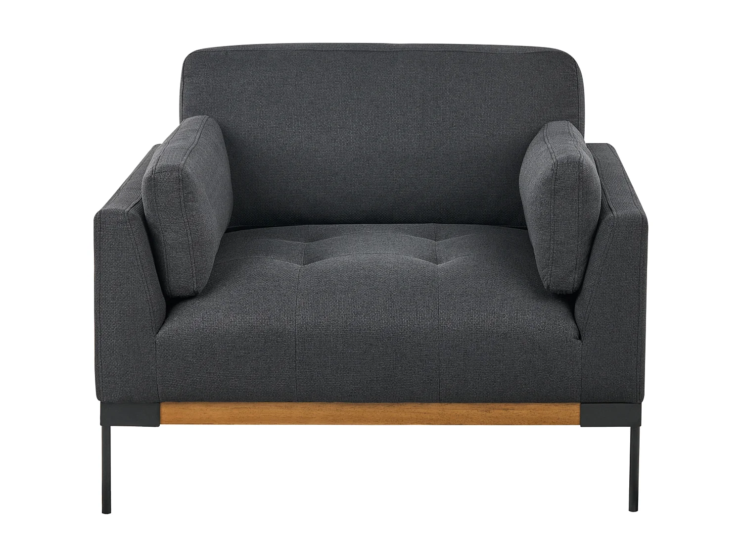 Sessel SKAVEN Stoff Schwarz