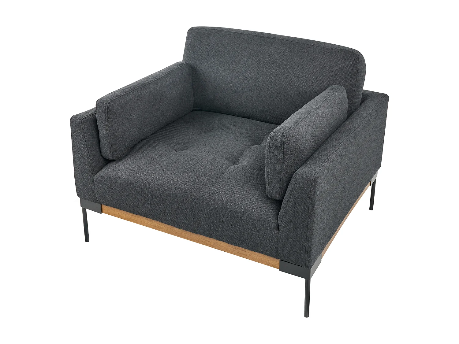 Sessel SKAVEN Stoff Schwarz