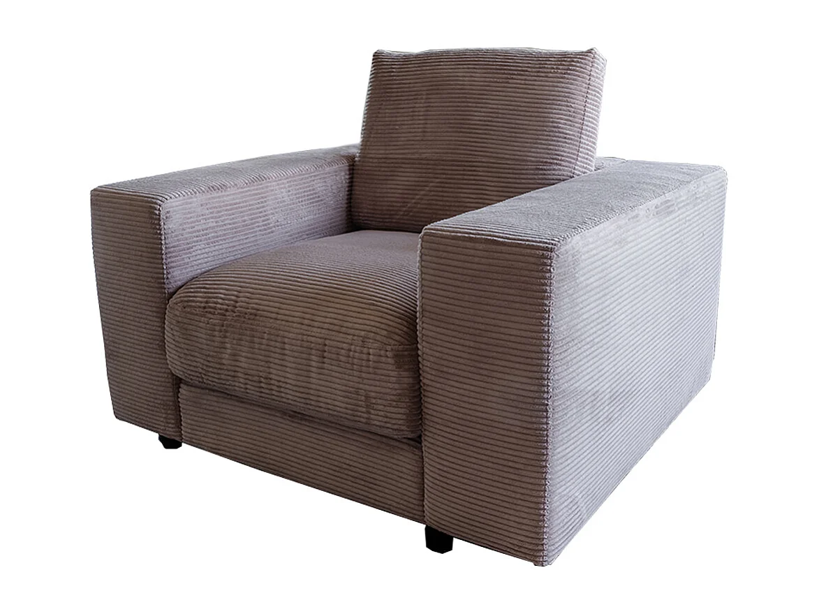 Einzelsessel - Taupe Cord - MADELINE
