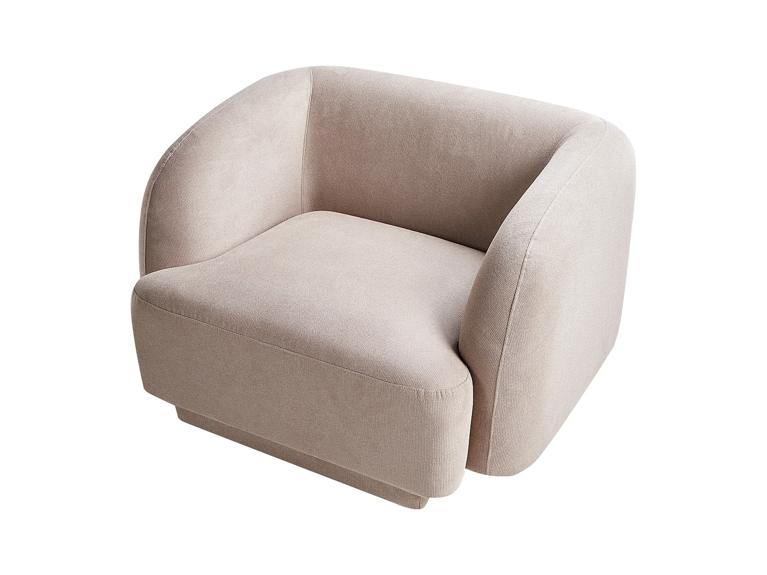 Fauteuil SKJANES Tissu Taupe