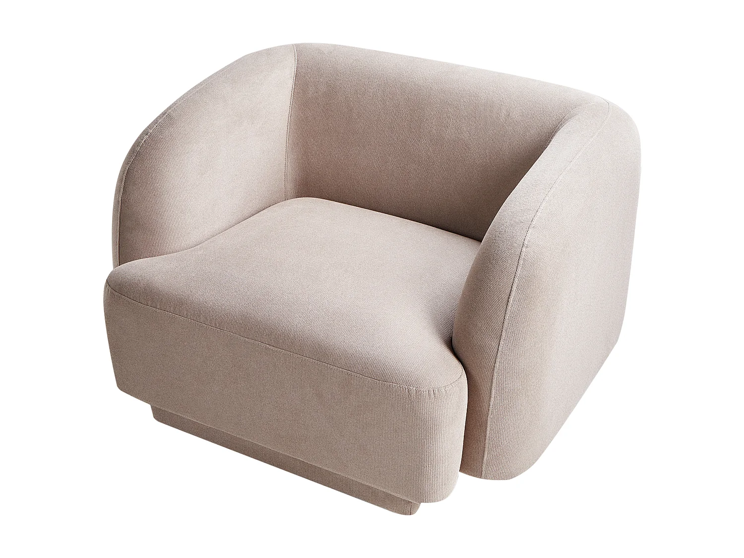 Fauteuil SKJANES Tissu Taupe