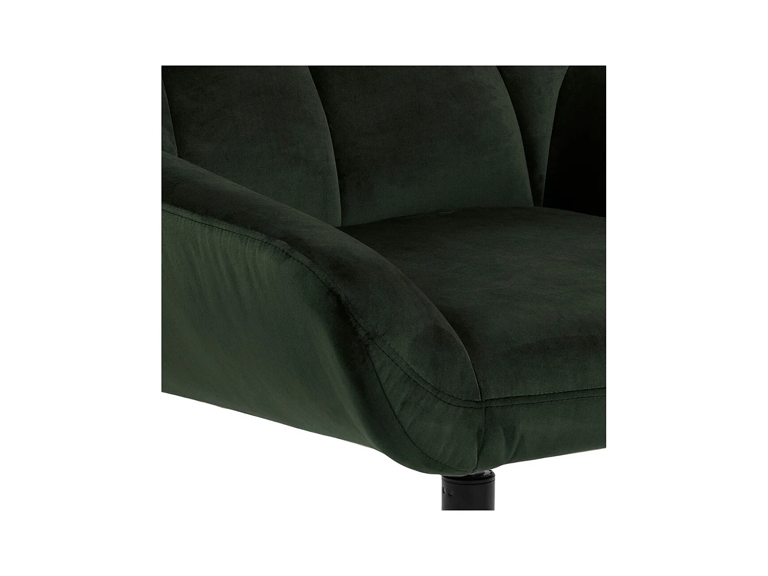 Paris fauteuil velours vert.